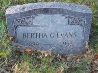 Bertha G Evans